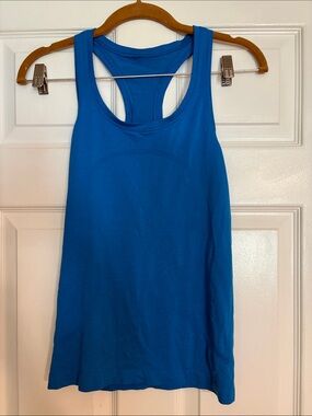 lululemon athletica Bright Blue Racerback Tank